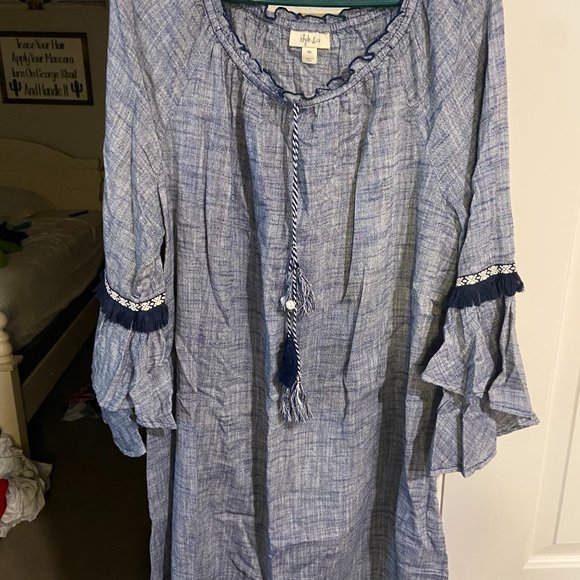 Style & Co. Dresses & Skirts - Dress, Short, Blue